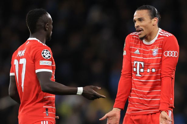 Sadio Mane Hit Leroy Sane In Dressing Room Spat After Bayern Munich S