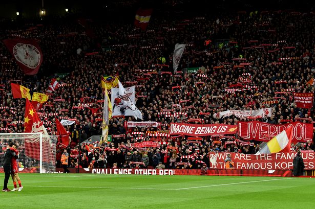 Liverpool fans mock Man Utd with new Anfield banner ahead of derby ...